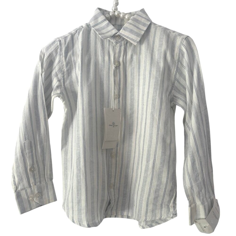 Craft + Flow boys button down shirt 100 % Cotton boy clothes